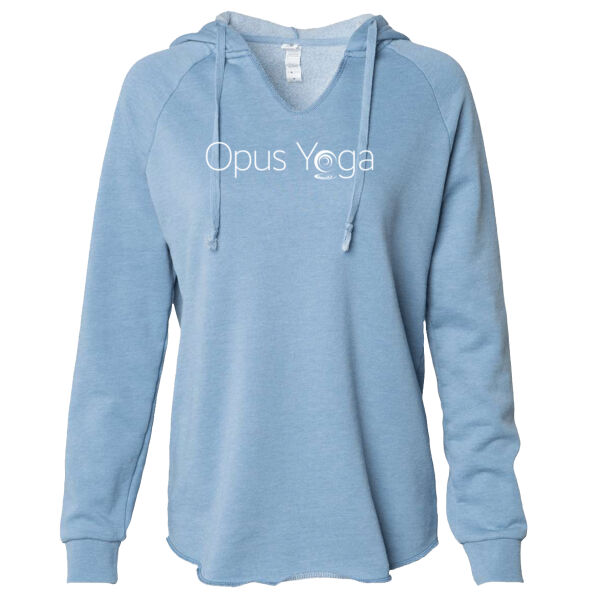 Opus Yoga Printed - Women’s Lightweight California Wave Wash Hooded Sweatshirt Thumbnail