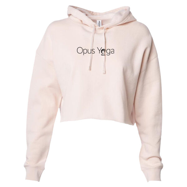 Opus Yoga Printed - Women’s Lightweight Crop Hooded Sweatshirt Thumbnail