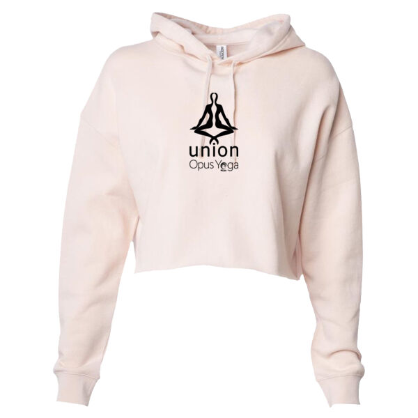 Union Yoga Printed - Women’s Lightweight Crop Hooded Sweatshirt Thumbnail