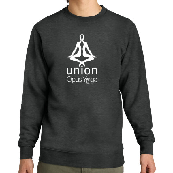 Union Yoga Printed - Fleece Crew Sweatshirt Thumbnail