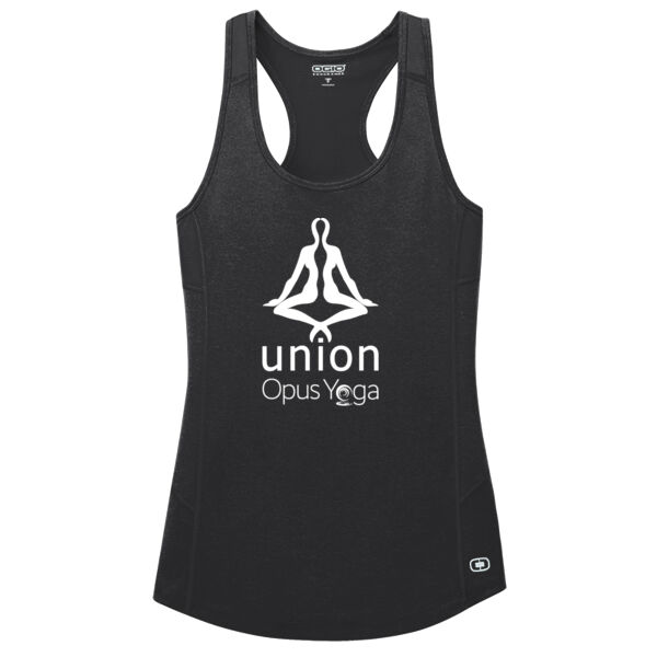 Independent Trading Co. Opus Yoga Printed - Ladies Racerback Pulse Tank Thumbnail